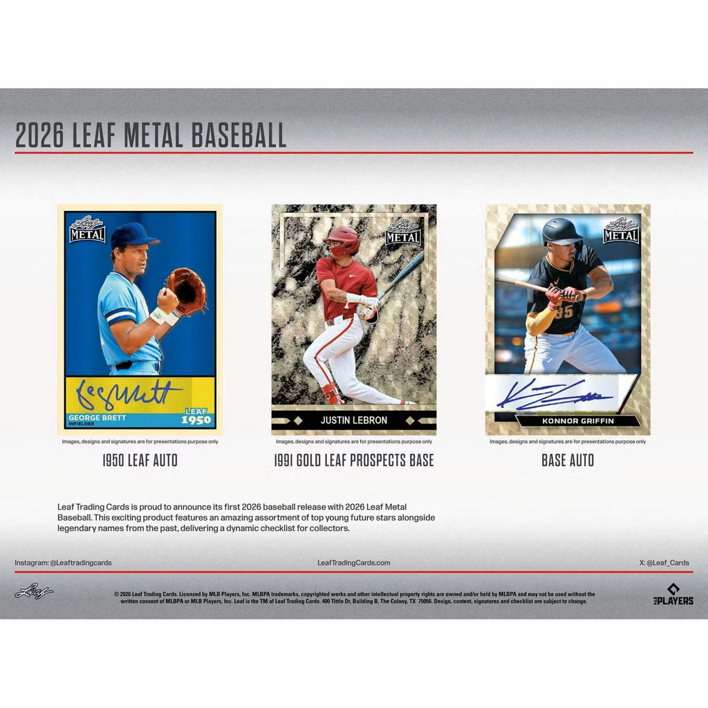 2026 Leaf Metal Baseball Hobby Box