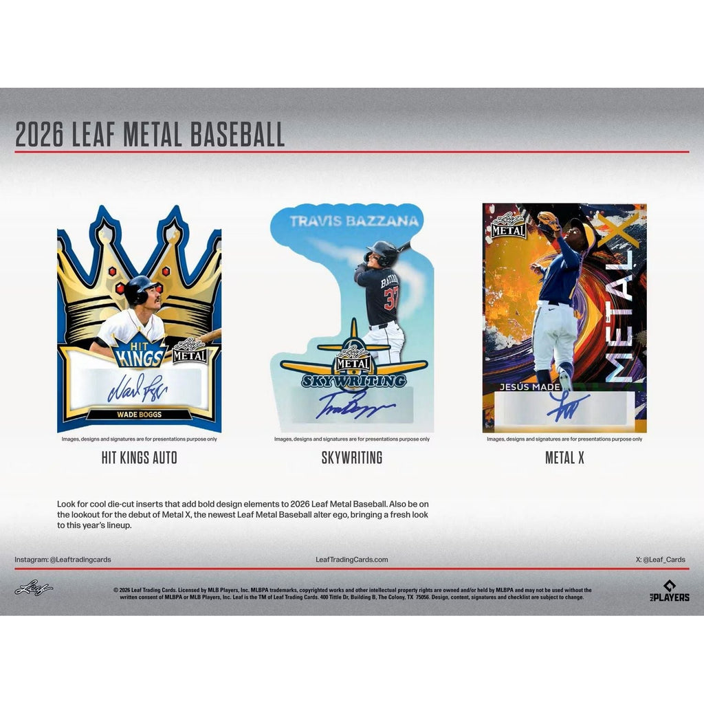 2026 Leaf Metal Baseball Hobby Box
