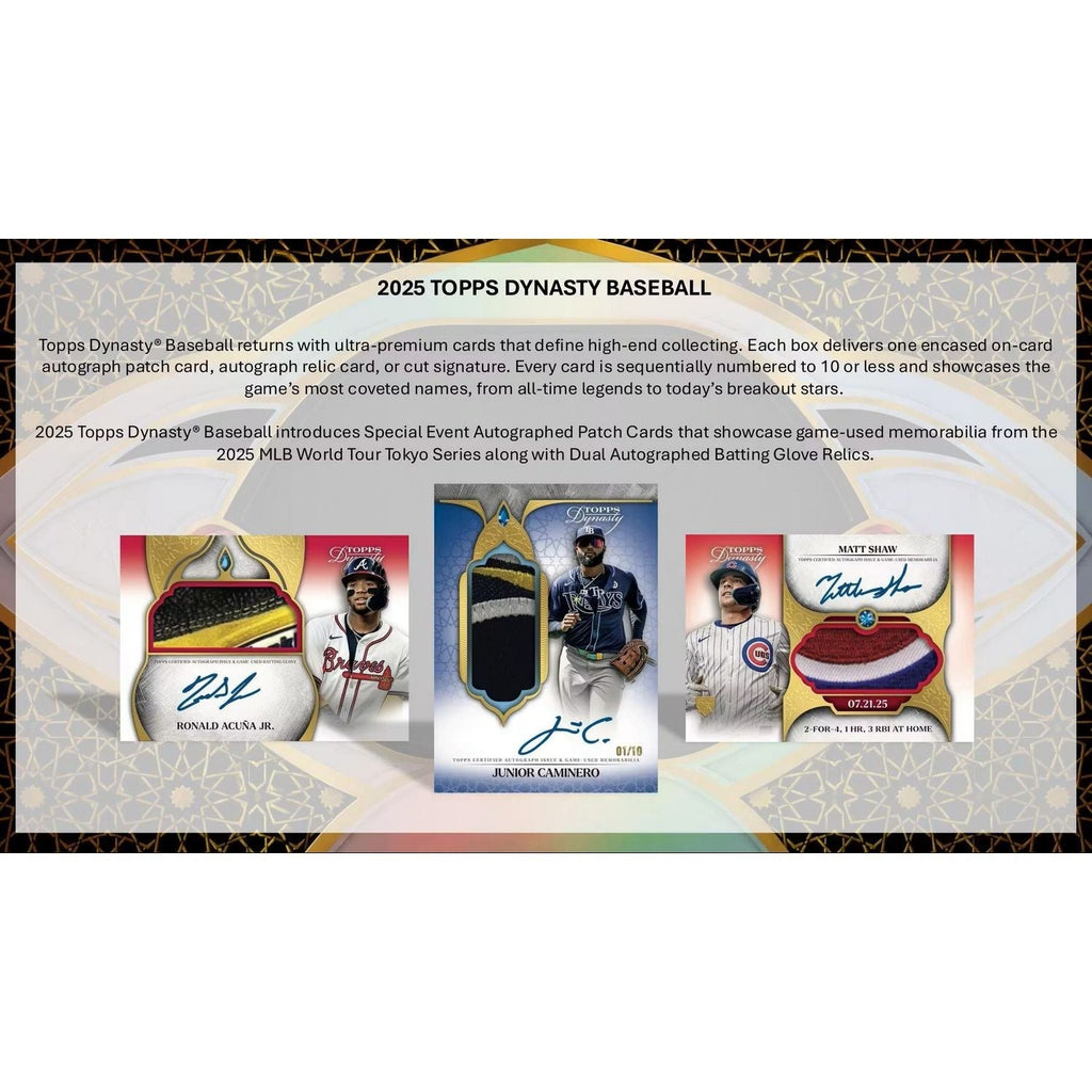 2025 Topps Dynasty Baseball Hobby 5-Box Case