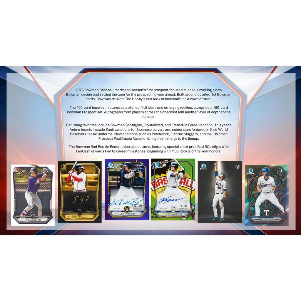 2026 Bowman Baseball Breaker’s Delight Box