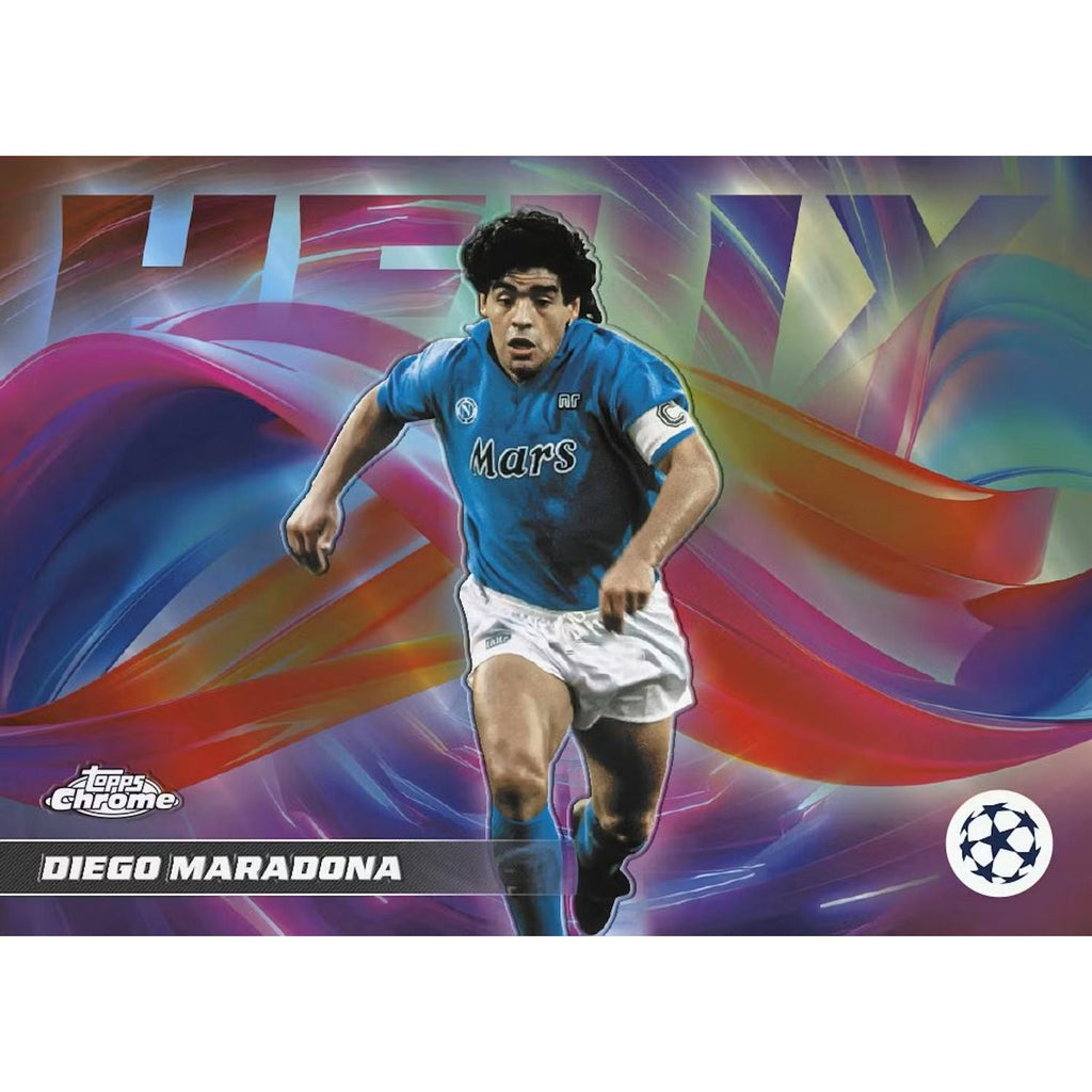 2025-26 Topps Chrome UEFA Club Competitions Soccer Breaker’s Delight 6-Box Case