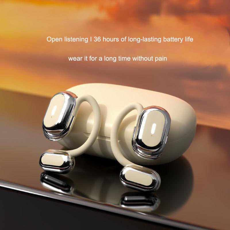 TCG Craze Open-Ear Bluetooth Earbuds with Ear Hooks, 36H Battery Life & HD Stereo Sound
