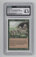 Wolf Pack Magic the Gathering Portal Three Kingdoms #158 CGC 8.5