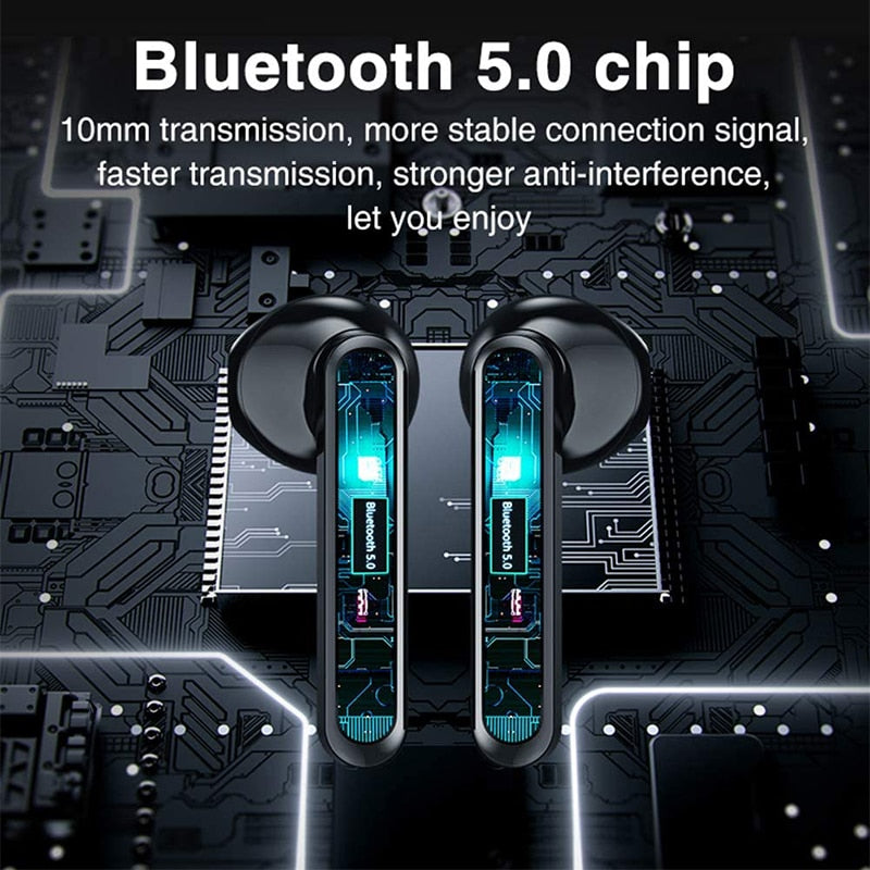 TCG Craze Bluetooth 5.0 Wireless Earbuds with Touch Control, HD Calls & Long Battery Life