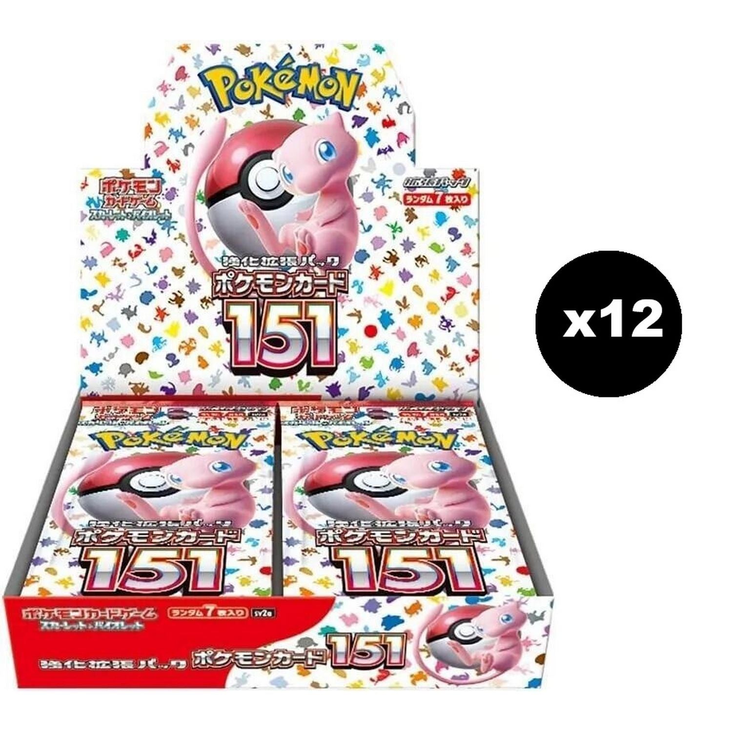 Pokemon: Japanese 151 Sealed Case (12 Boxes)