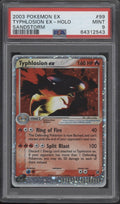 Typhlosion ex Pokemon Sandstorm Holo #99 PSA 9