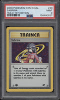 Sabrina Pokemon Gym Challenge Holo 1st Edition #20 PSA 9