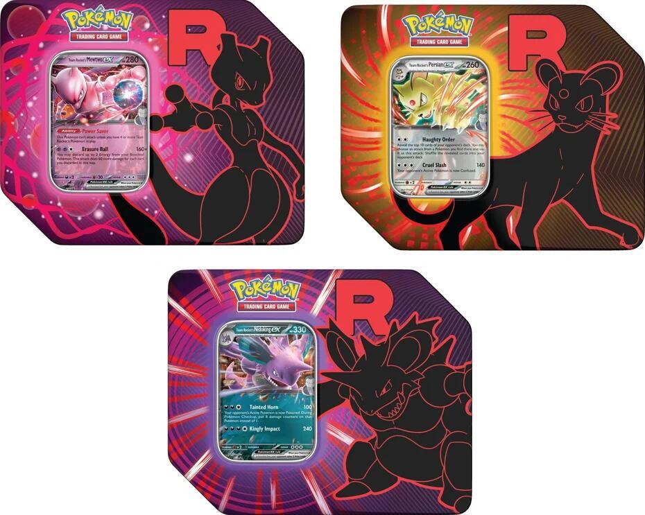 Team Rocket Tin (Set of 3)