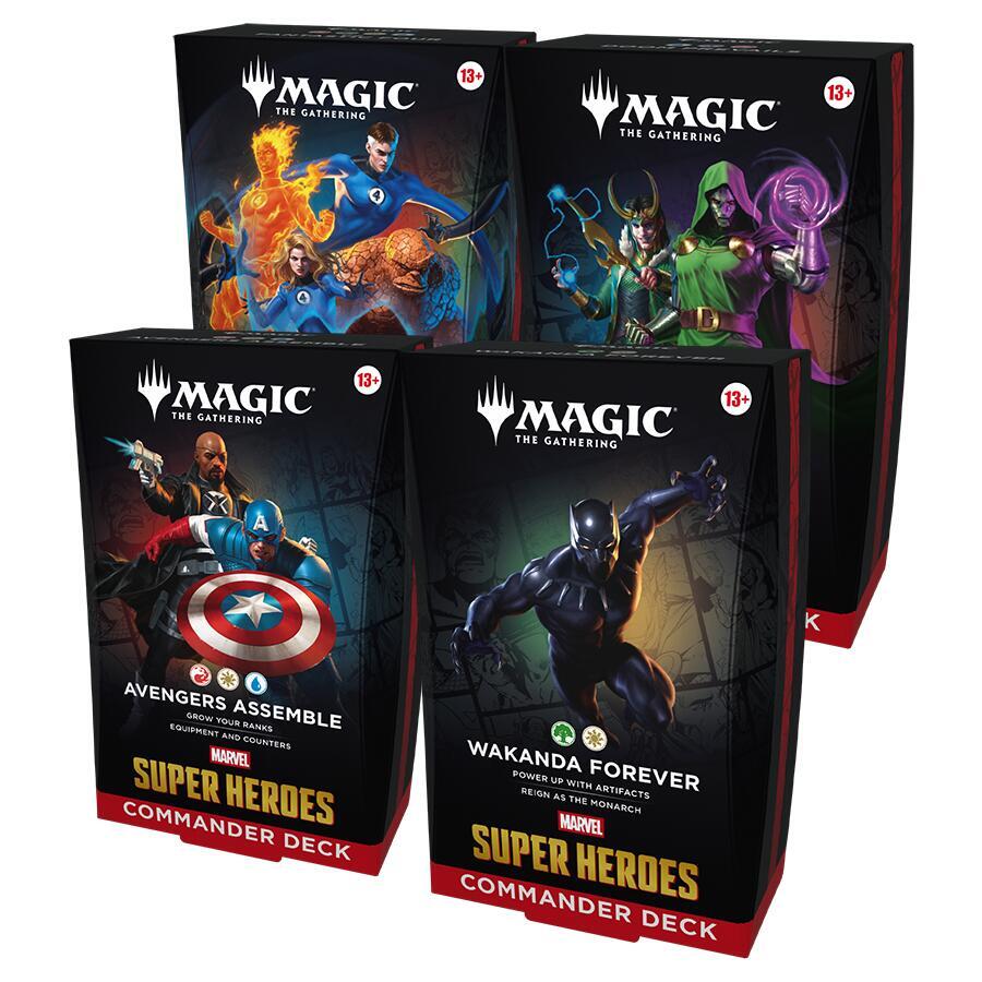 Marvel Super Heroes - Commander Deck Case (Set of 4)