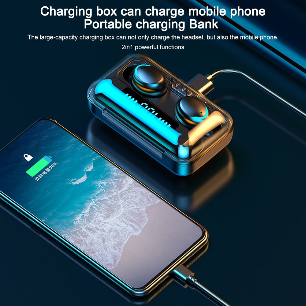 TCG Craze TWS Gaming Earbuds with LED Display, ENC Noise Cancellation, Bluetooth 5.4 & 220H Battery Backup