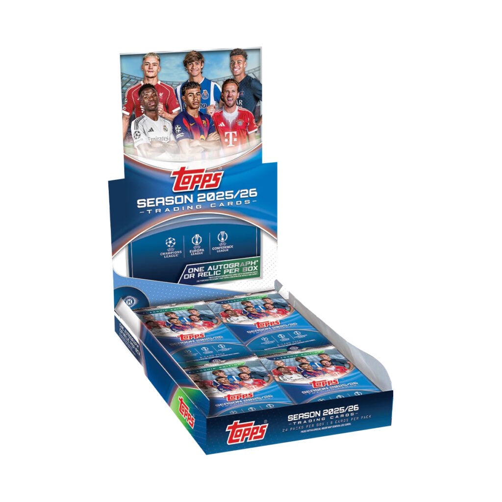 2025-26 Topps UEFA Club Competitions Flagship Edition Soccer Hobby Box