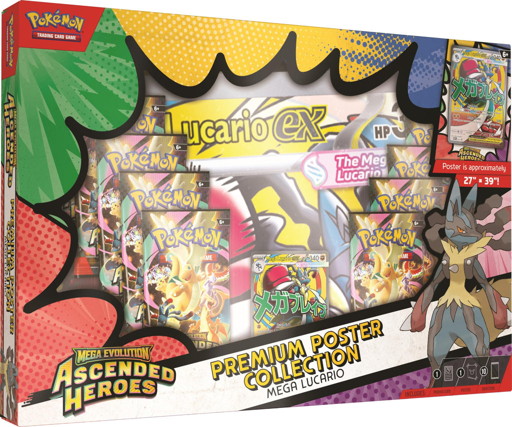 Pokémon TCG: Mega Evolution—Ascended Heroes Premium Poster Collection