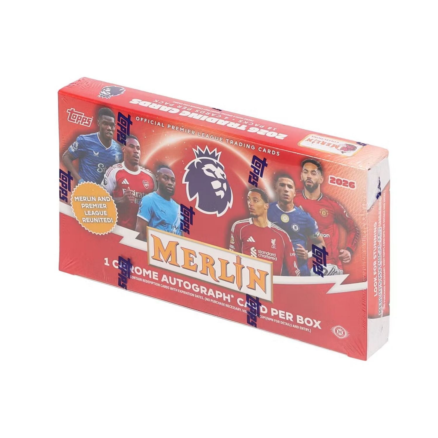 2025-26 Topps Merlin Premier League EPL Soccer Hobby Box