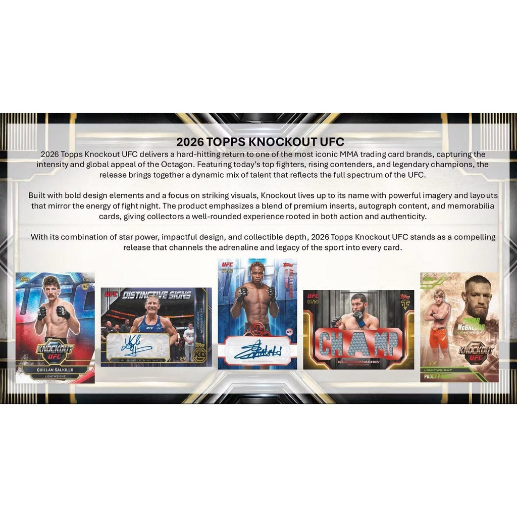 2026 Topps Knockout UFC Hobby Box