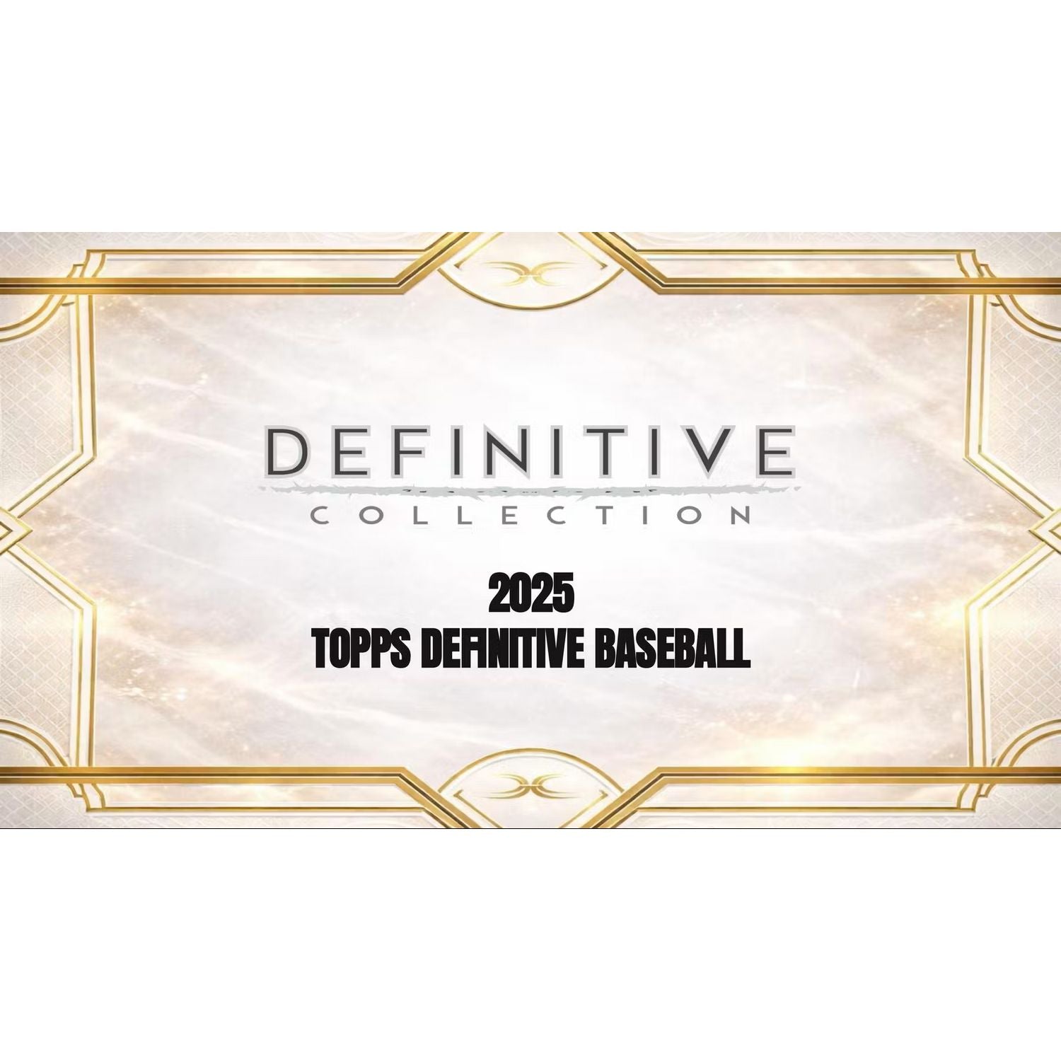 2025 Topps Definitive Baseball Hobby 2-Box Case
