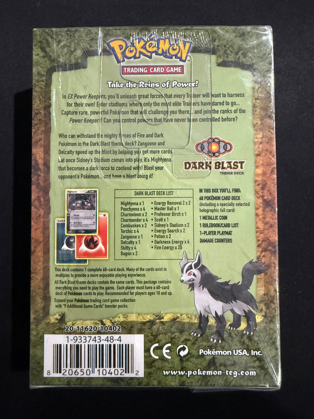 Pokemon - TCG - Ex Power Keepers Theme Deck - Dark Blast
