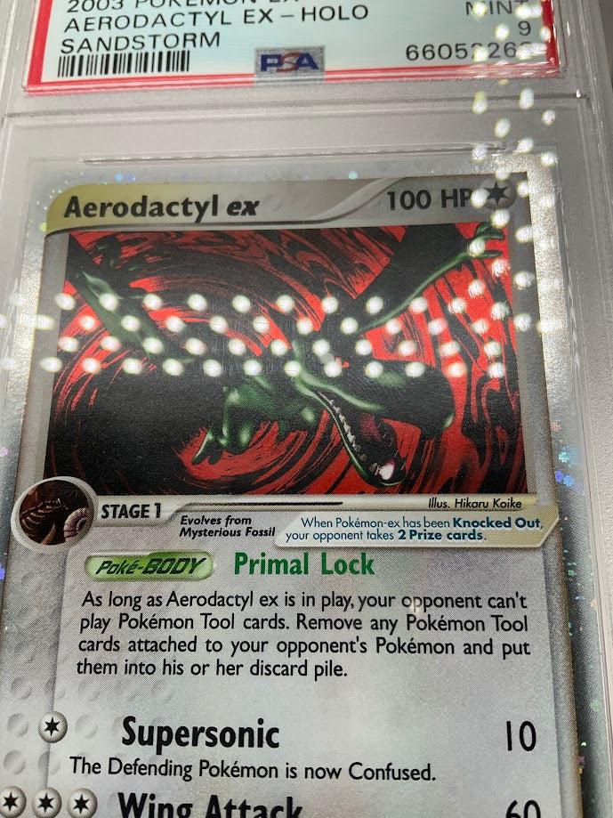 Aerodactyl ex Pokemon Sandstorm Holo #94 PSA 9