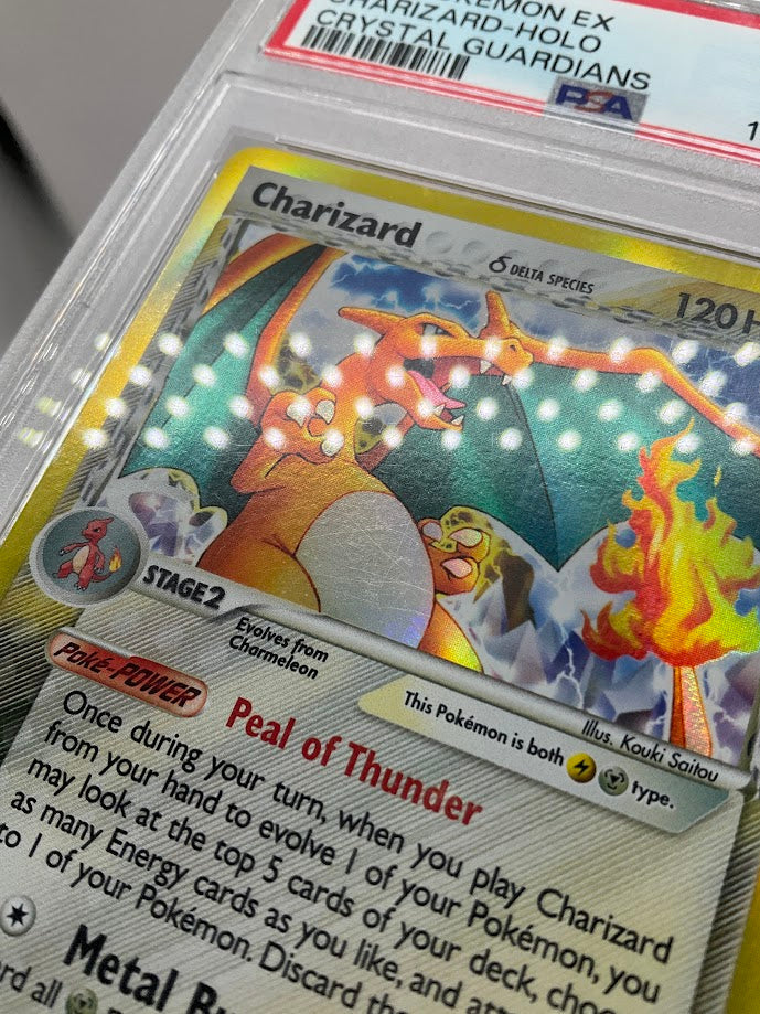 Charizard Pokemon Crystal Guardians Holo #4 PSA 4