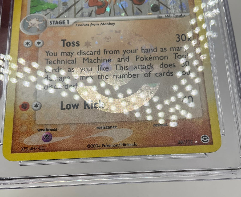 Primeape Pokemon EX Fire Red & Leaf Green Reverse Holo #28 CGC 10