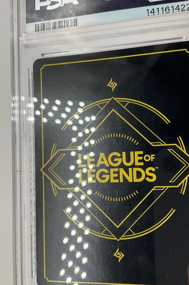 Ahri Nine-Tailed Fox Riftbound Origins Overnumber #303 PSA 10