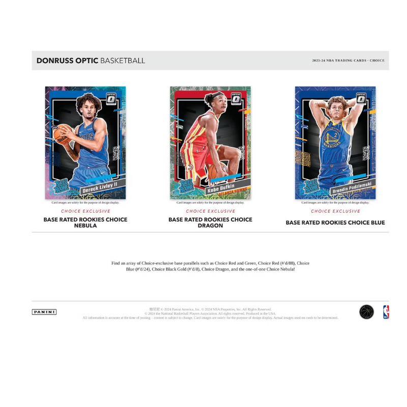 2023/24 Panini Donruss Optic Basketball Choice Box