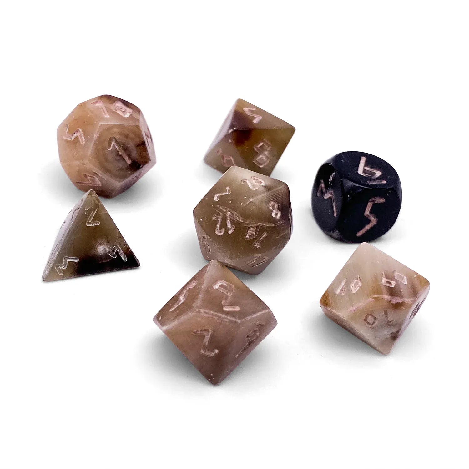 Norse Foundry: Yak Horn 7-Dice Set