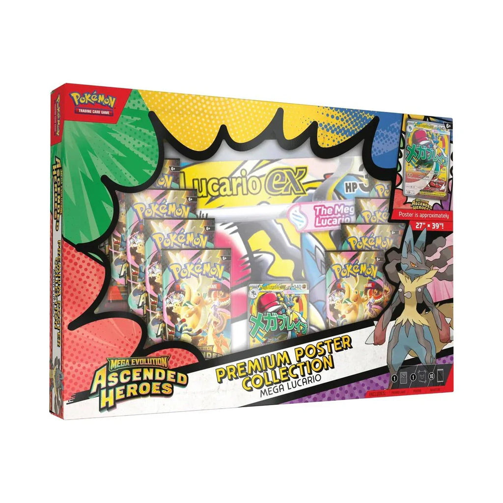 Pokémon TCG: Mega Evolution—Ascended Heroes Premium Poster Collection