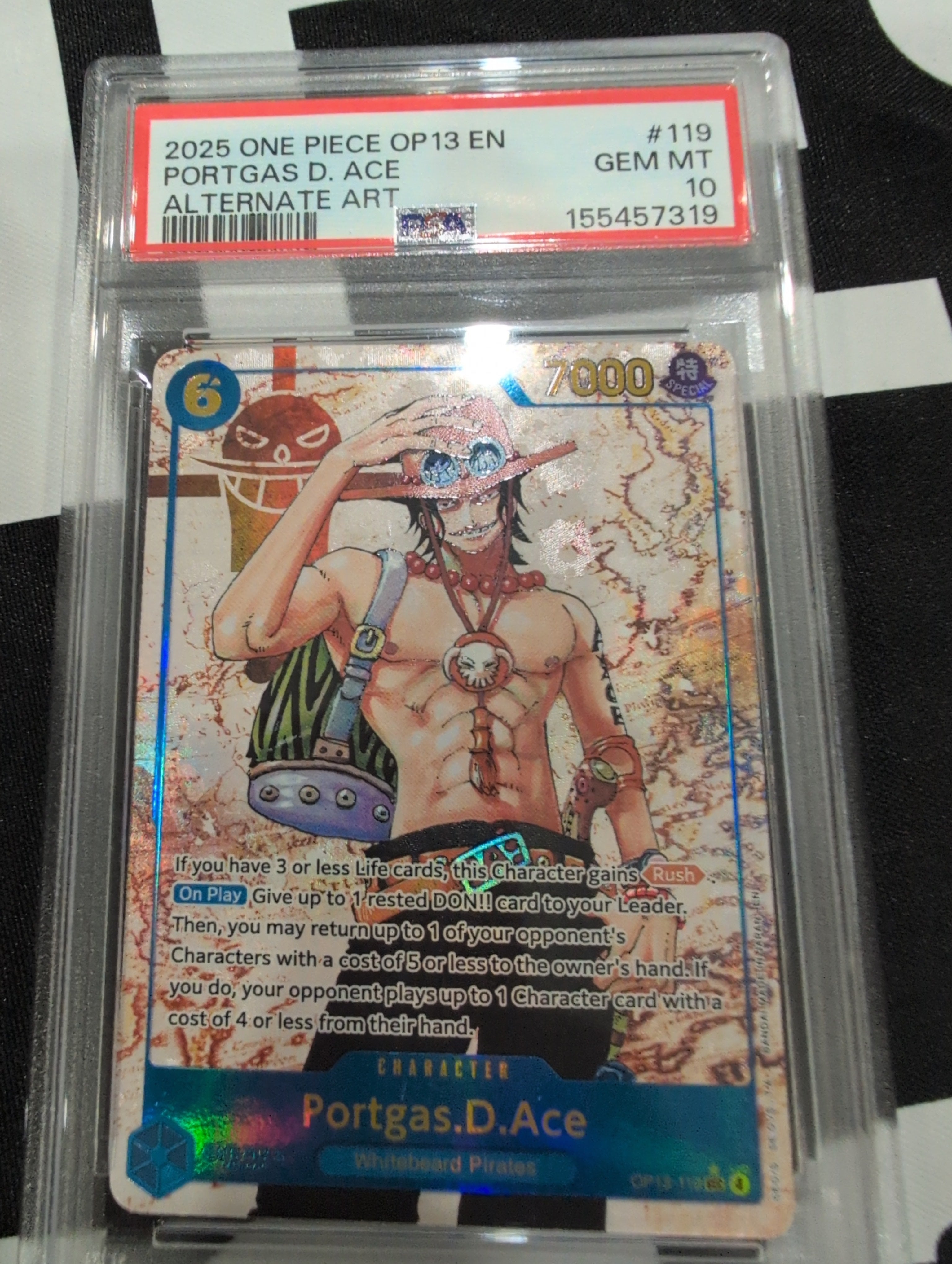 One Piece: PSA 10 Portgas D Ace ALT OP13